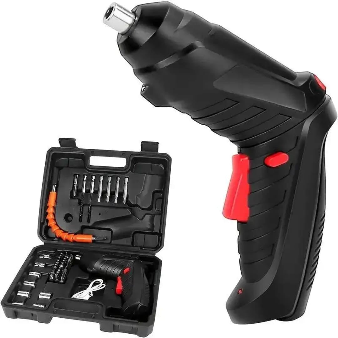 PERCEUSE ÉLECTRIQUE RECHARGEABLE MULTIFONCTION 47 PIÈCES