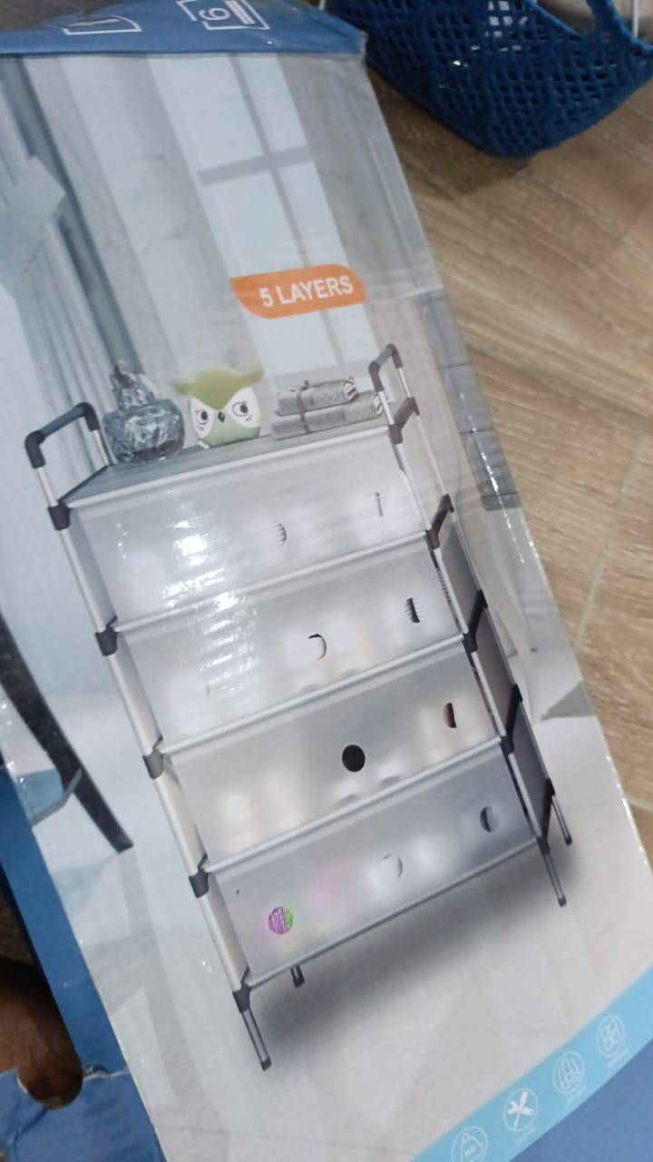 ÉTAGÈRE DE CHAUSSURE ANTI-POUSSIÈRE 6 NIVEAUX