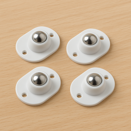 🌀Lot de 12 Roulettes Universelles Auto-Adhésives – 360° de Liberté