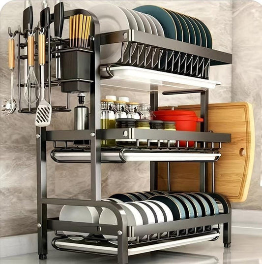 Étagère à Vaisselle 3 Niveaux