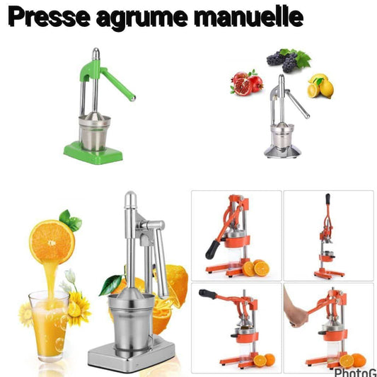 Presse Agrume Manuelle Professionnelle – Jus Frais en Quelques Secondes 🍊