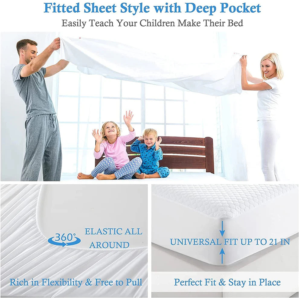 Protège-Matelas Imperméable & Ultra Confortable