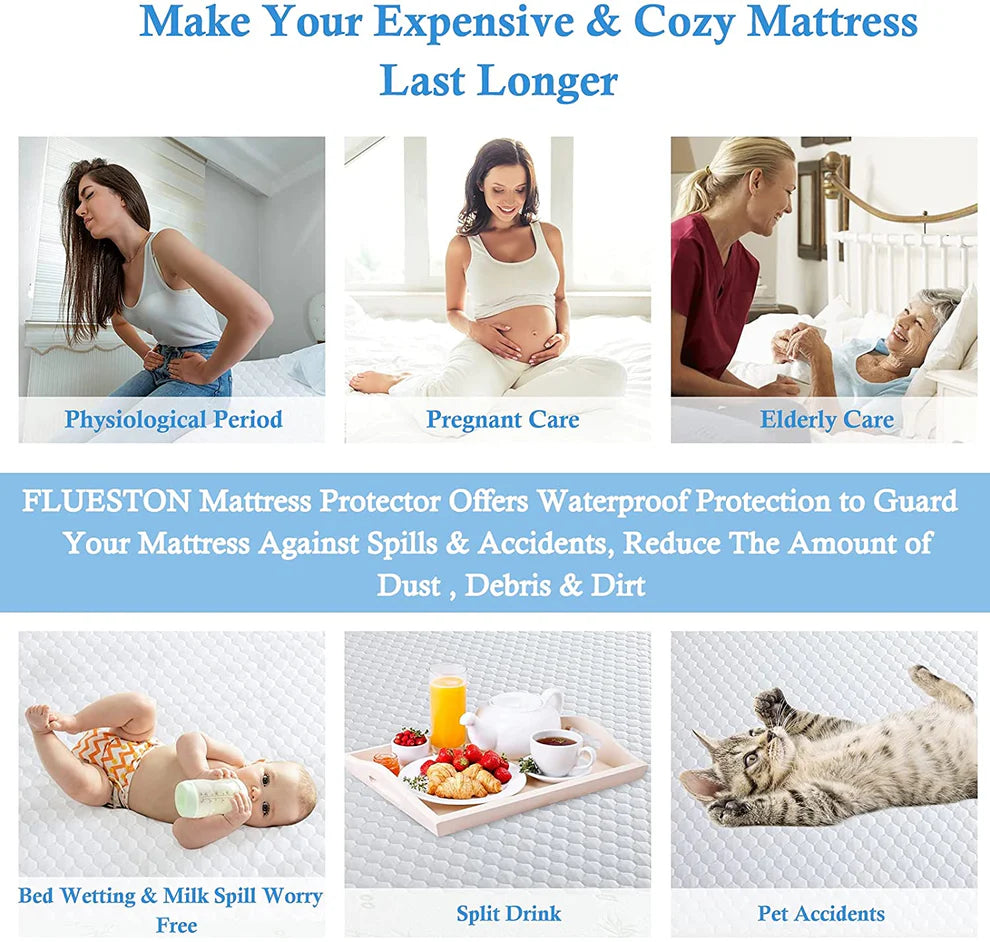 Protège-Matelas Imperméable & Ultra Confortable
