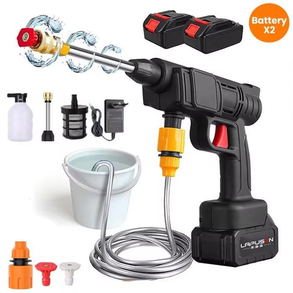 Pistolet de Lavage Haute Pression 2 Batteries