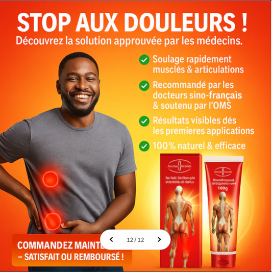 Baume Anti-Douleur Naturel  :Soulagement rapide des douleurs musculaires et articulaires