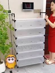ÉTAGÈRE DE CHAUSSURE ANTI-POUSSIÈRE 7 NIVEAUX