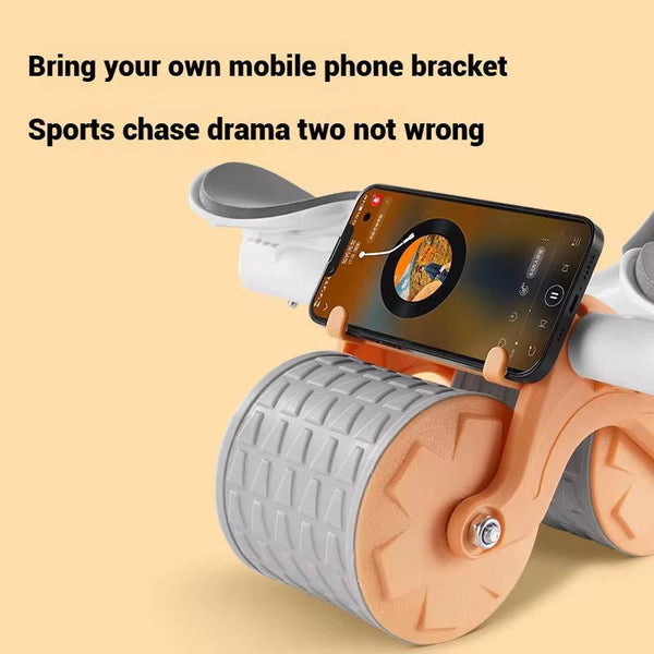 Roue Abdominale Double avec support Téléphone intégré