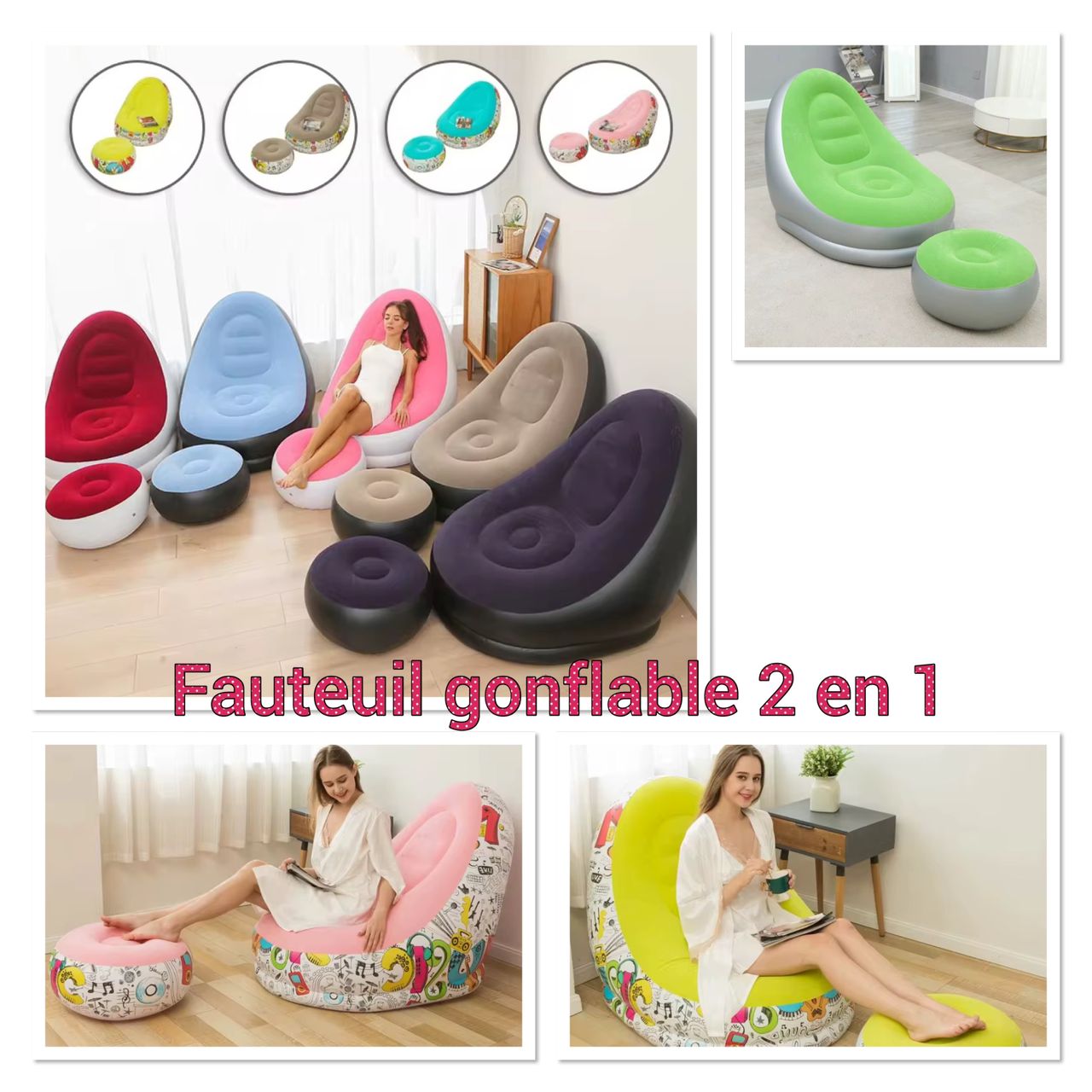 Fauteuil gonflable
