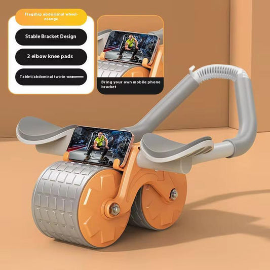 Roue Abdominale Double avec support Téléphone intégré