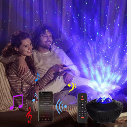 Projecteur LED Ciel Étoilé StellarNight – Ambiance immersive, silencieux, multi modes